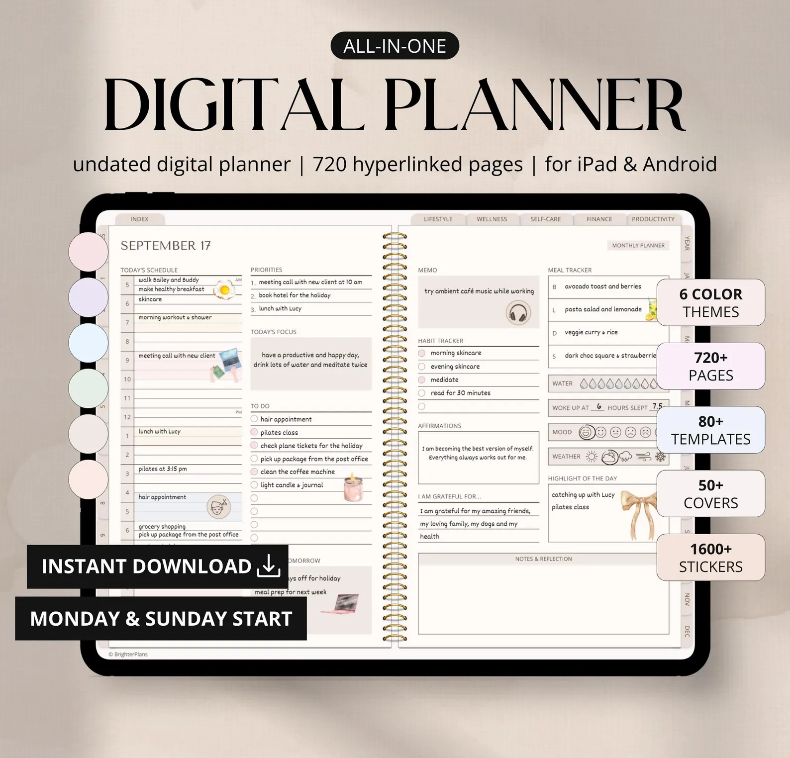 Planner dashboard overview
